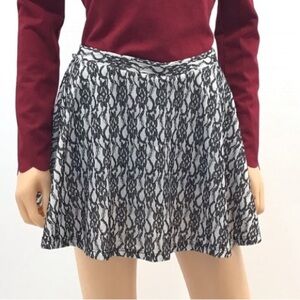 Takara Juniors Black Lace Skater Skirt Skort Large